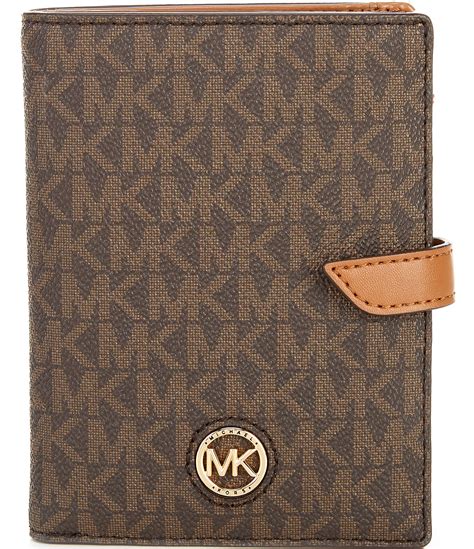 michael kors cherry passport wallet set|Michael Kors passport case.